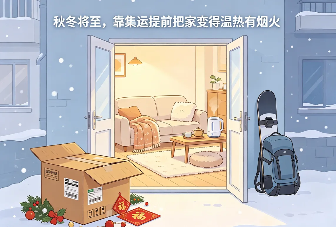 秋冬将至，靠集运提前把家变得温热有烟火
