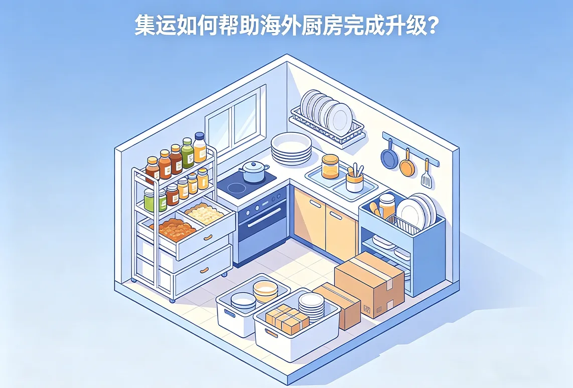 集运如何帮助海外厨房完成升级？