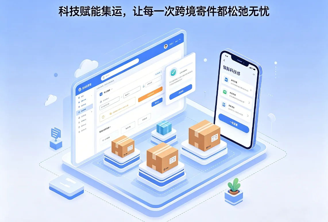 科技赋能集运，让每一次跨境寄件都松弛无忧