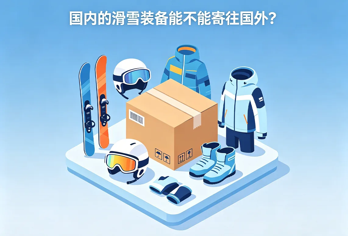 国内的滑雪装备能不能寄往国外？
