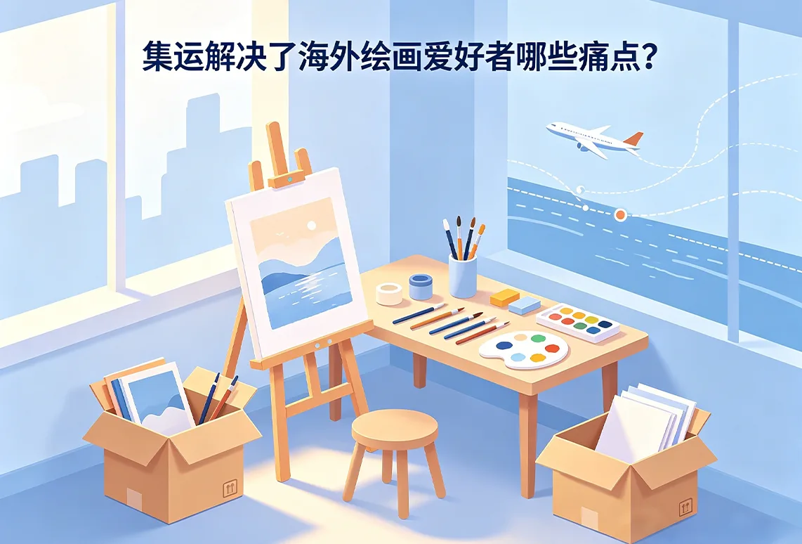 集运解决了海外绘画爱好者哪些痛点？