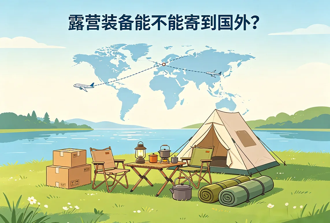 露营装备能不能寄到国外？