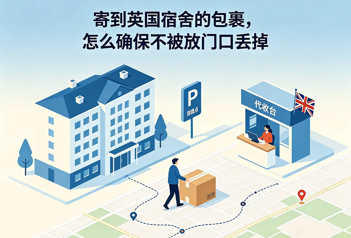 寄到英国宿舍的包裹，怎么确保不被放门口丢掉