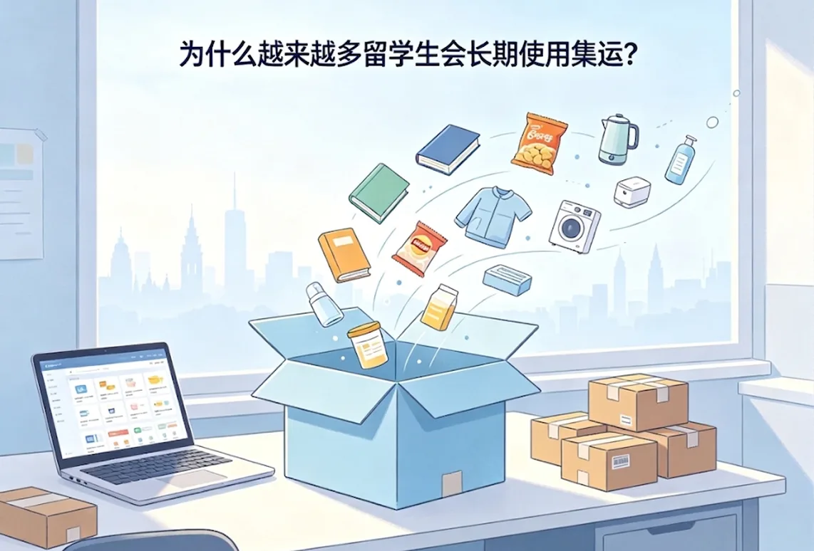 为什么越来越多留学生会长期使用集运？