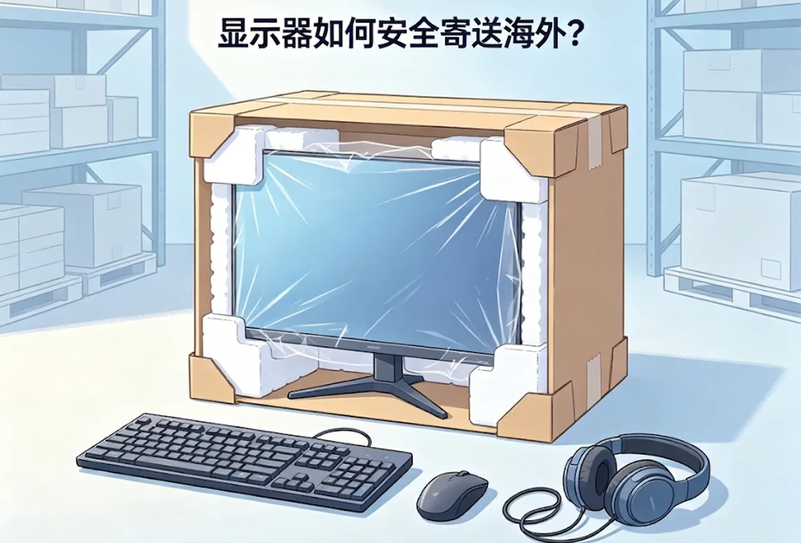 显示器如何安全寄送海外？
