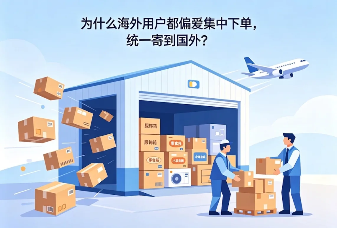 为什么海外用户都偏爱集中下单，统一寄到国外？