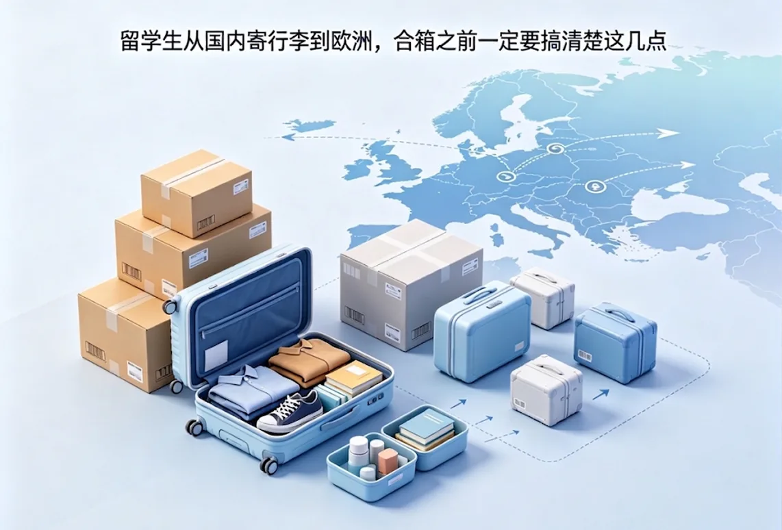 留学生从国内寄行李到欧洲，合箱之前一定要搞清楚这几点