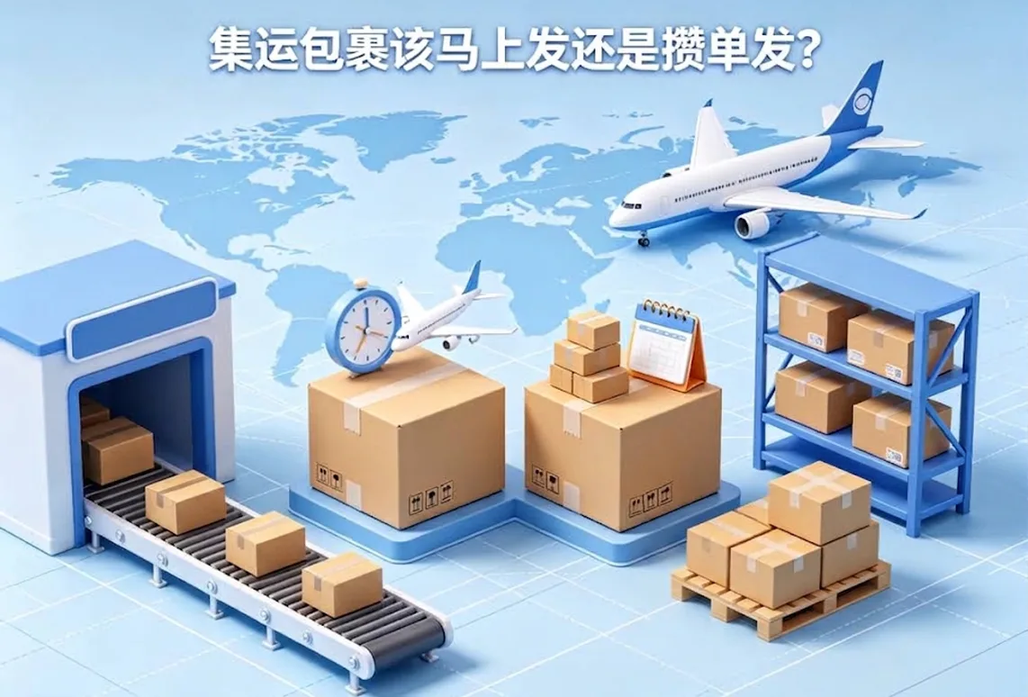 集运包裹该马上发还是攒单发？