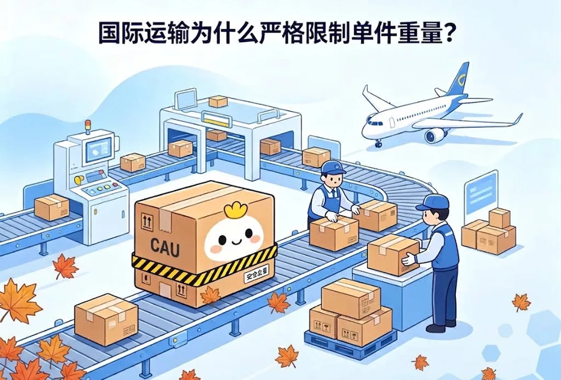 国际运输为什么严格限制单件重量？
