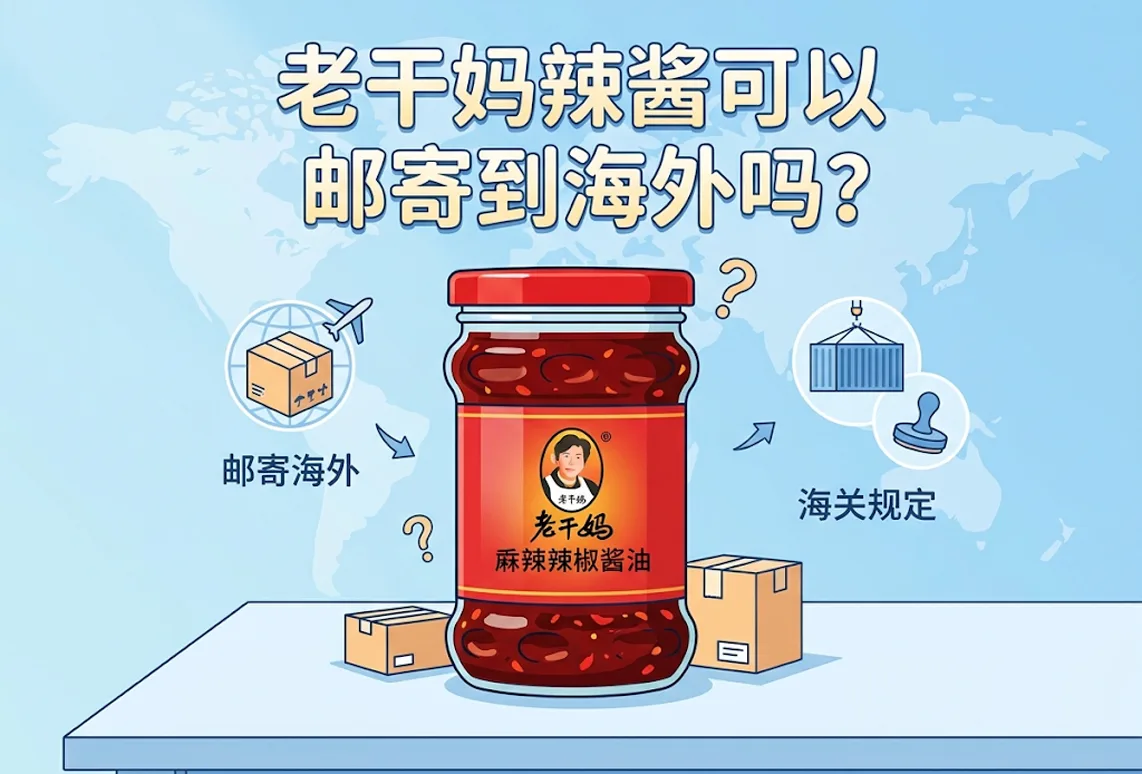 老干妈辣酱可以邮寄到海外吗？