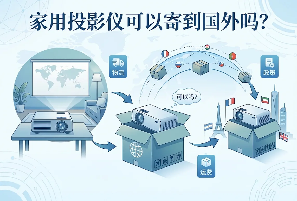 家用投影仪可以寄到国外吗？