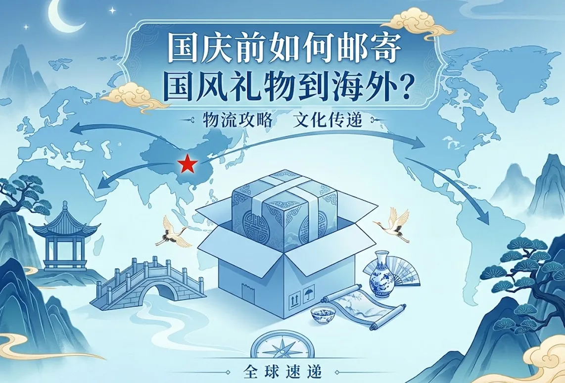国庆前如何邮寄国风礼物到海外？