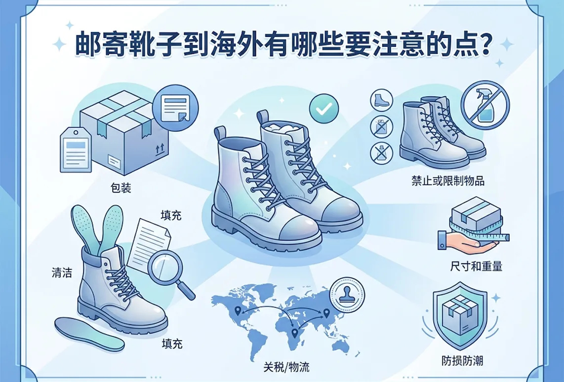 邮寄靴子到海外有哪些要注意的点？
