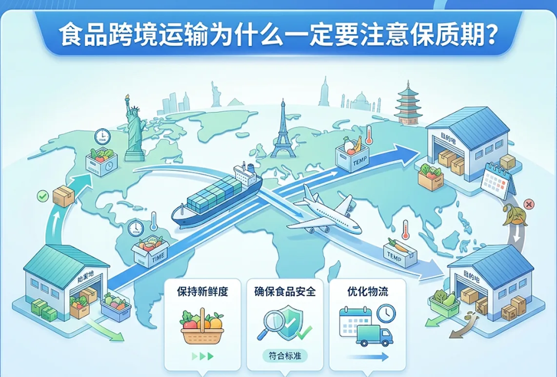 食品跨境运输为什么一定要注意保质期？