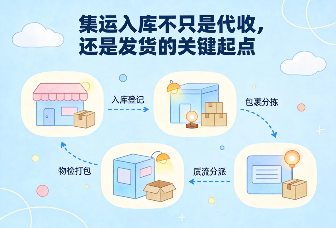 集运入库不只是代收，还是发货的关键起点