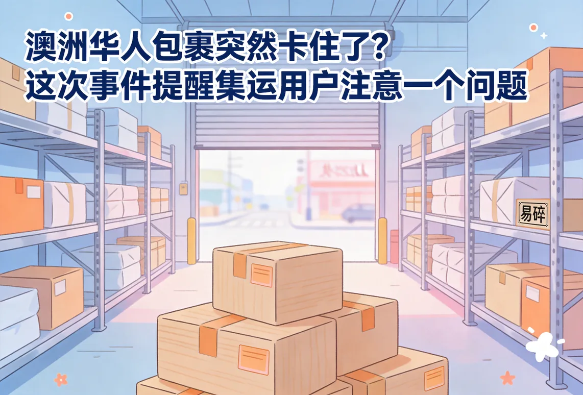 澳洲华人包裹突然卡住了？这次事件提醒集运用户注意一个问题