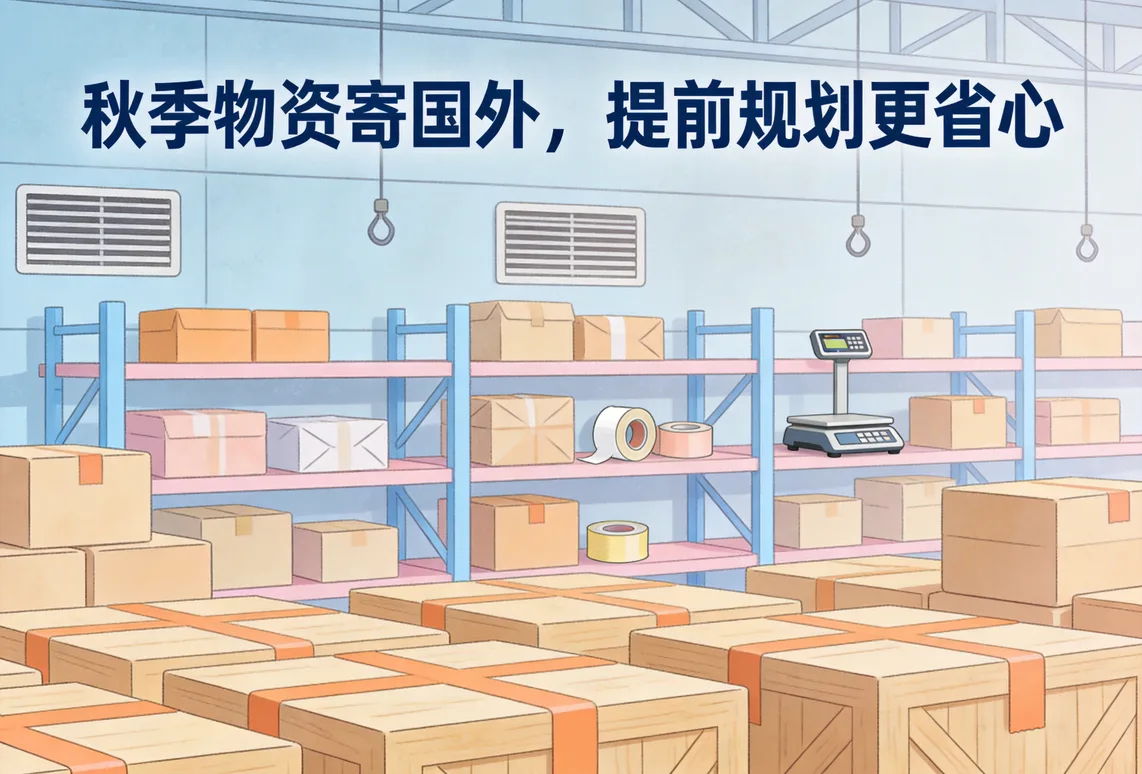 秋季物资寄国外，提前规划更省心
