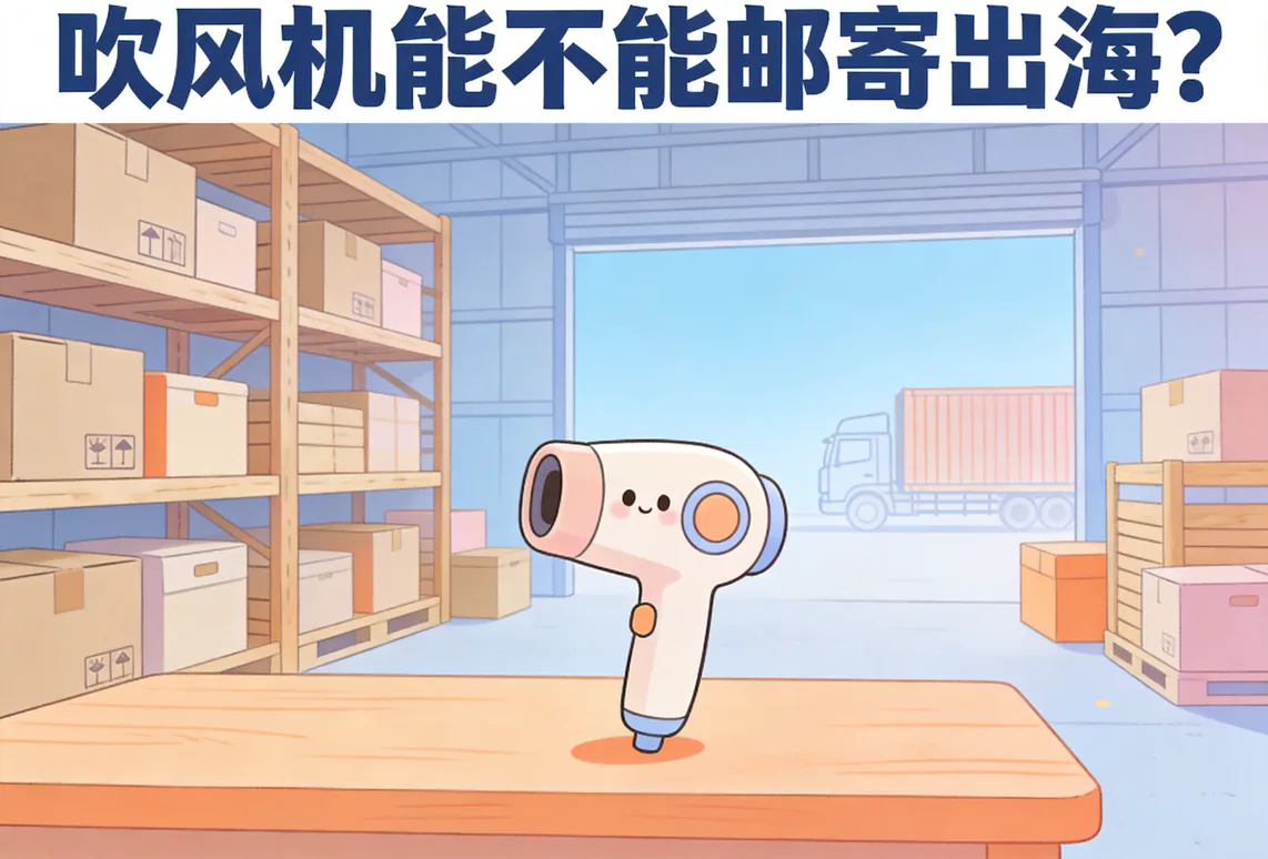 吹风机能不能邮寄出海？