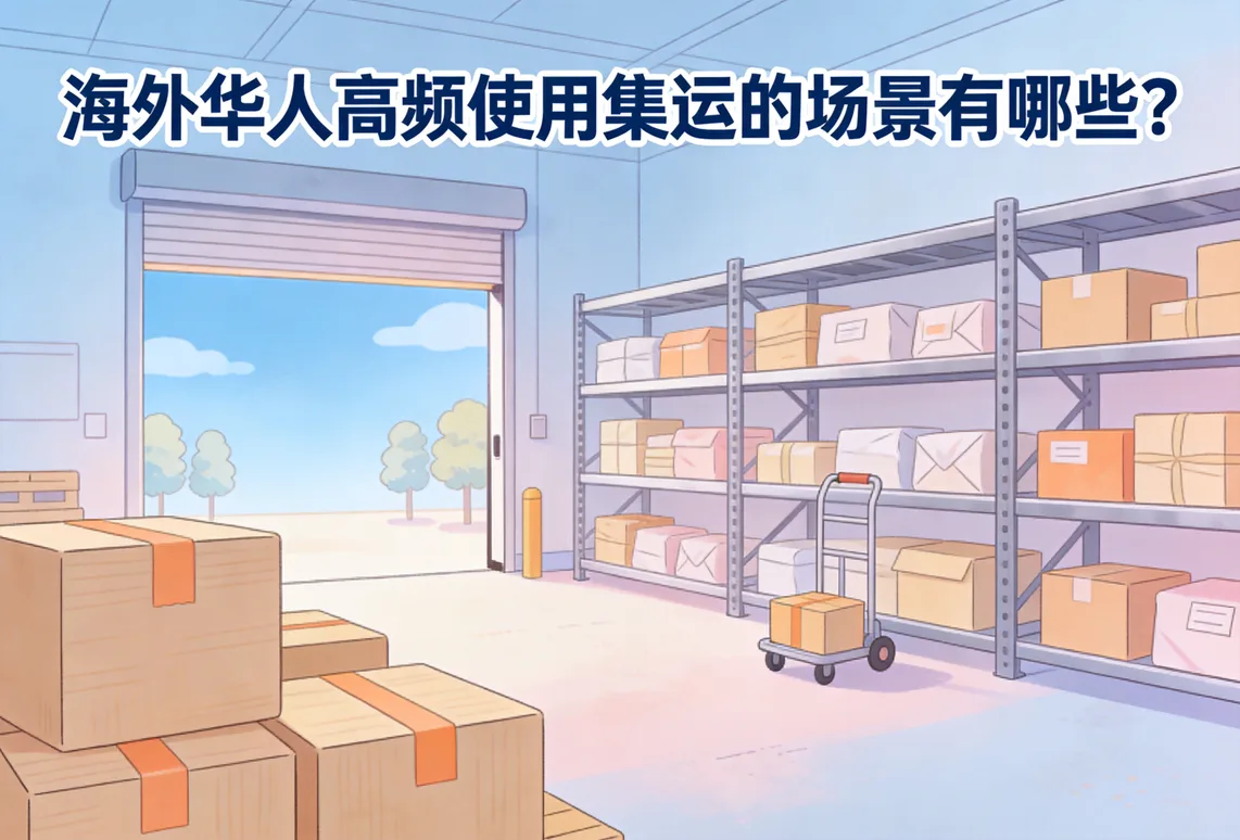 海外华人高频使用集运的场景有哪些？