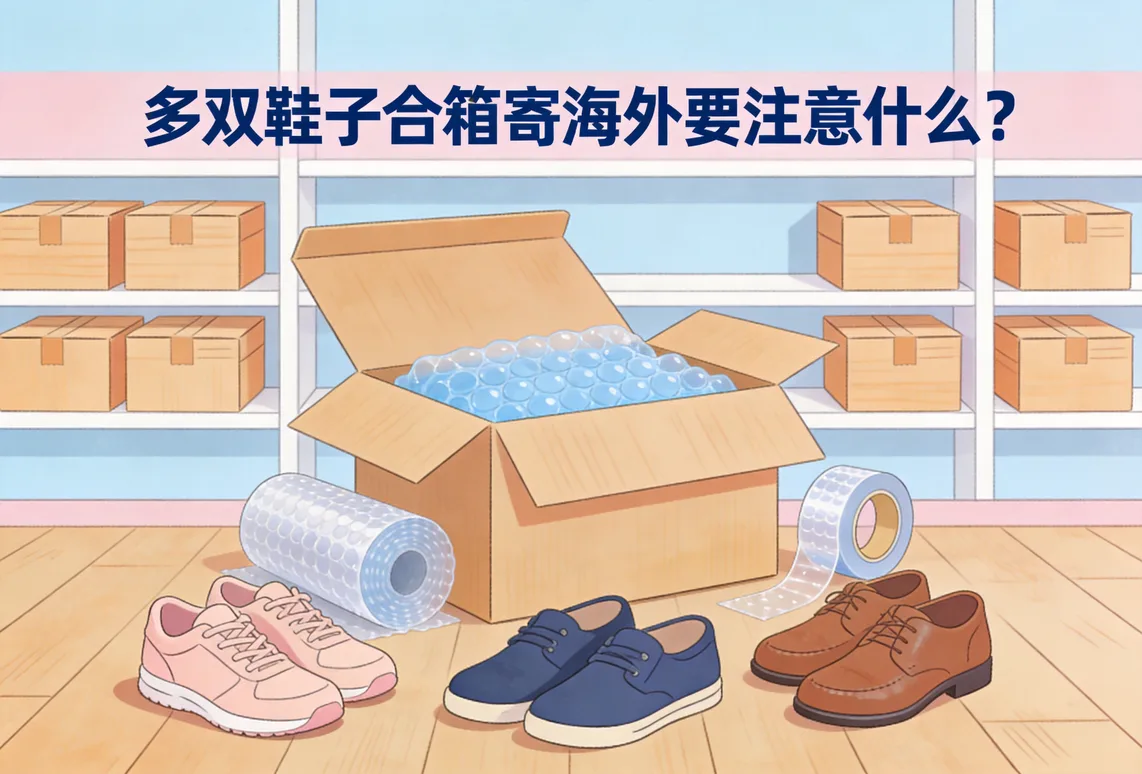 多双鞋子合箱寄海外要注意什么？