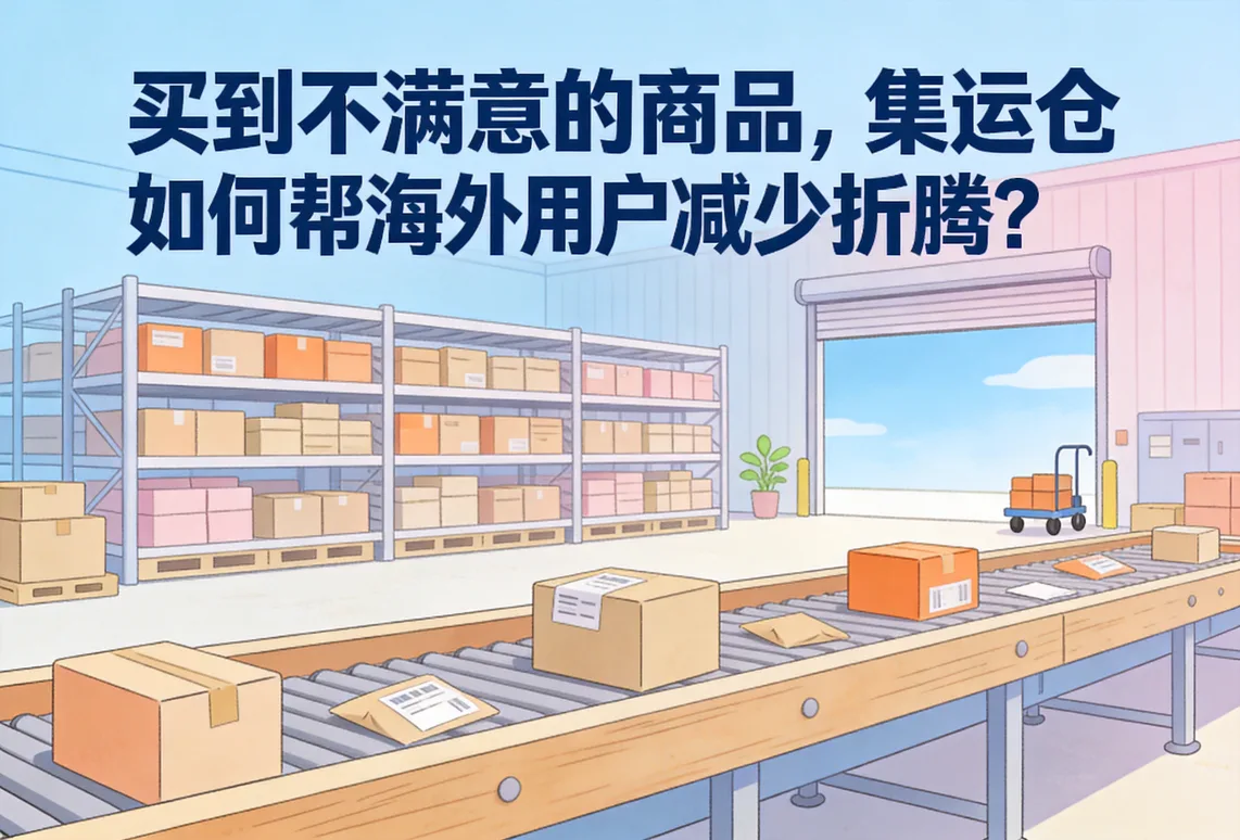 买到不满意的商品，集运仓如何帮海外用户减少折腾？