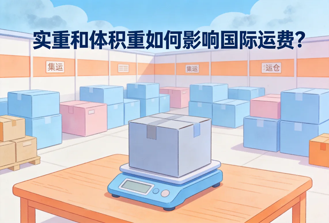 实重和体积重如何影响国际运费？