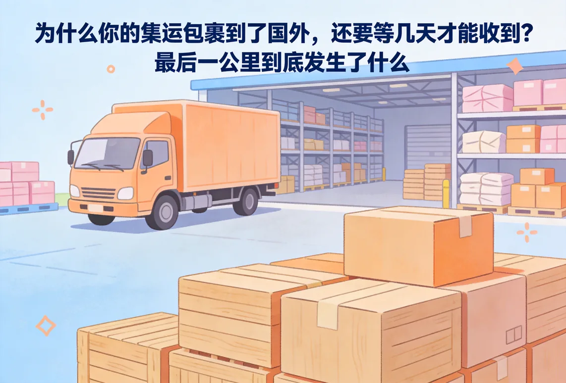 为什么你的集运包裹到了国外，还要等几天才能收到？最后一公里到底发生了什么